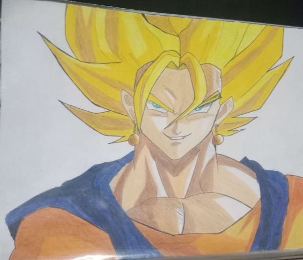 Dragon Ball Z anime drawings