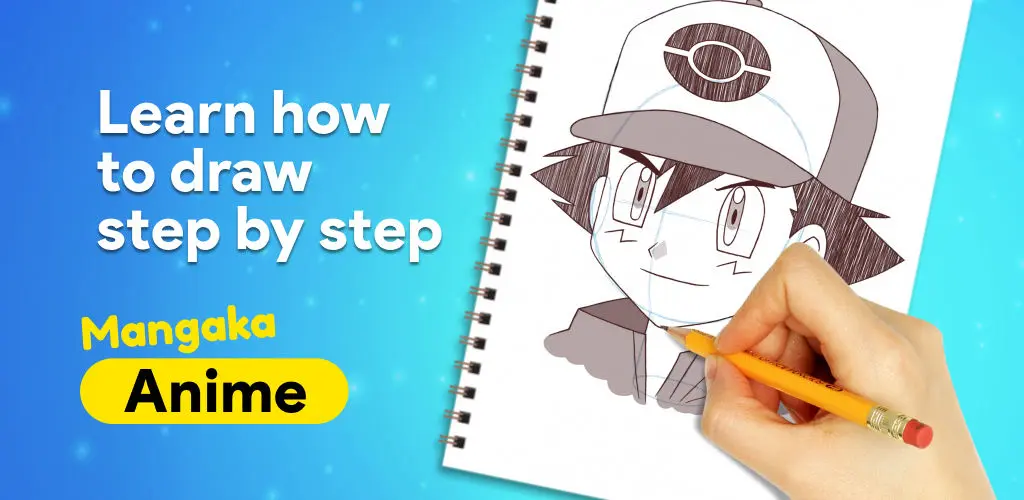 Anime Drawing app - Learn step-by-step