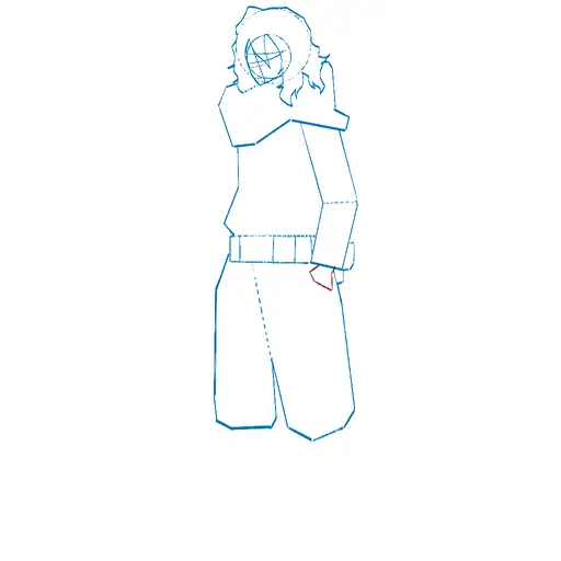 Learn how to draw Shota Aizawa with Step-by-step tutorial - shaping the body and clothing - step 16-27