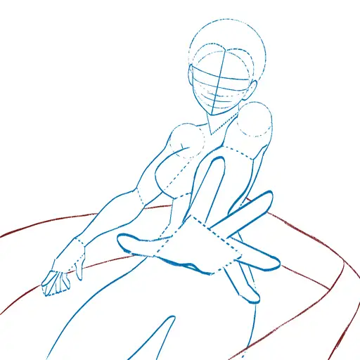 Learn how to draw Step-by-step tutorial of Daki