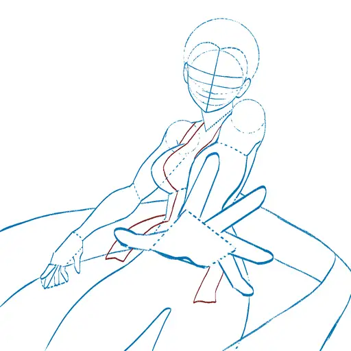 Learn how to draw Step-by-step tutorial of Daki