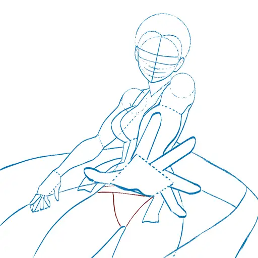 Learn how to draw Step-by-step tutorial of Daki