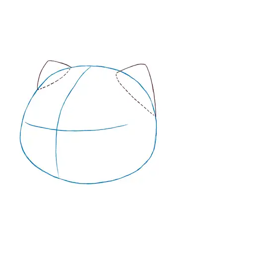 Drawing tutorial of How to draw Bulbasaur - Step 2-2 