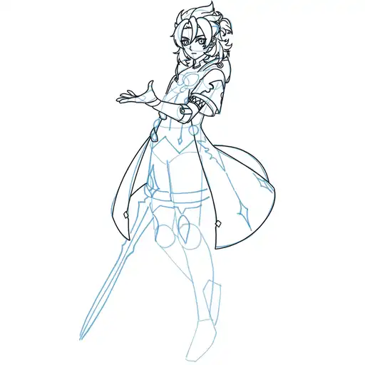 Learn how to draw Albedo with Step-by-step tutorial - adding shading and depth - step 23-1