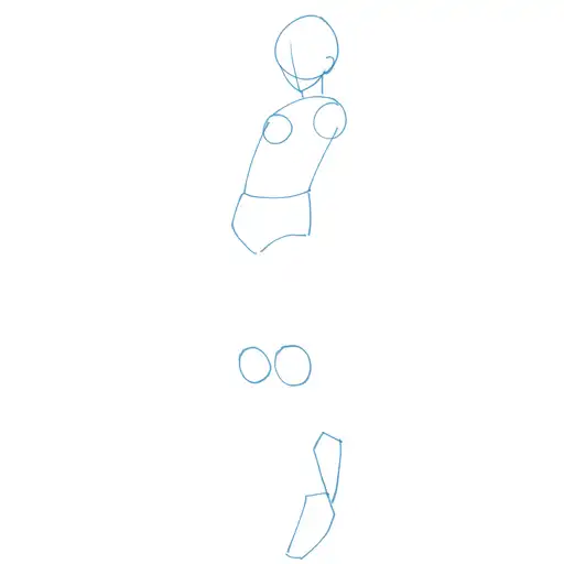 Learn how to draw Albedo with Step-by-step tutorial - initial sketch and basic shapes - step 5-5