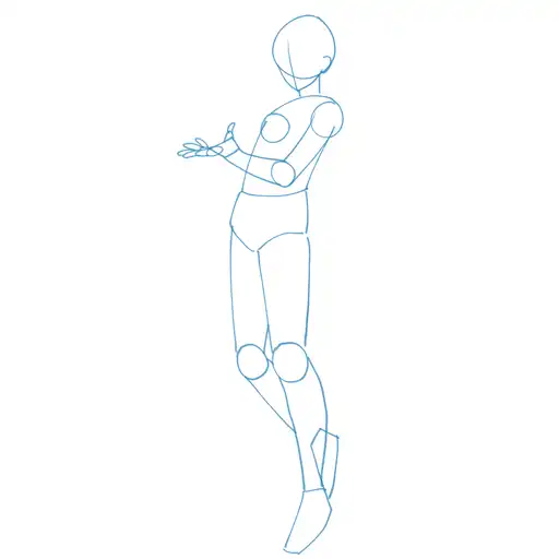 Learn how to draw Albedo with Step-by-step tutorial - adding face details and hair structure - step 8-5