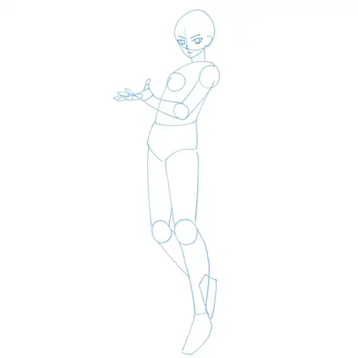 Learn how to draw Albedo with Step-by-step tutorial - adding face details and hair structure - step 9-5